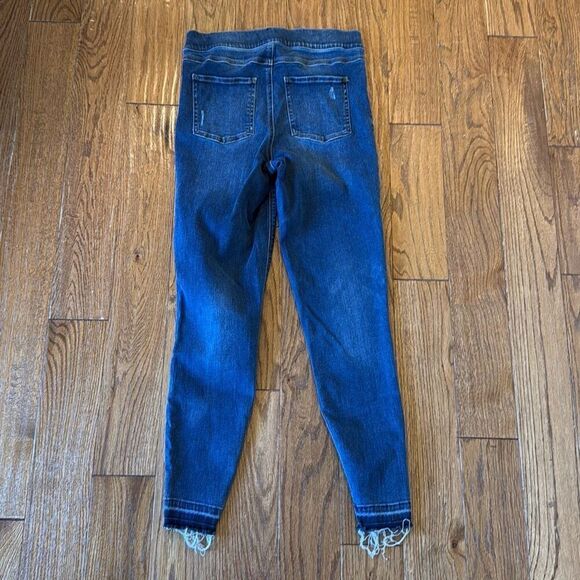 Spanx high rise distressed skinny jeans size M - Picture 10 of 13